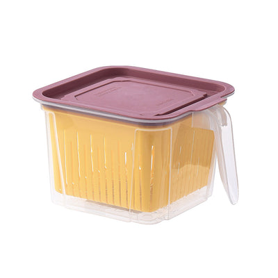 Contenedor Organizador de Frutas y Verduras con Drenaje para Refrigerador - Image 3