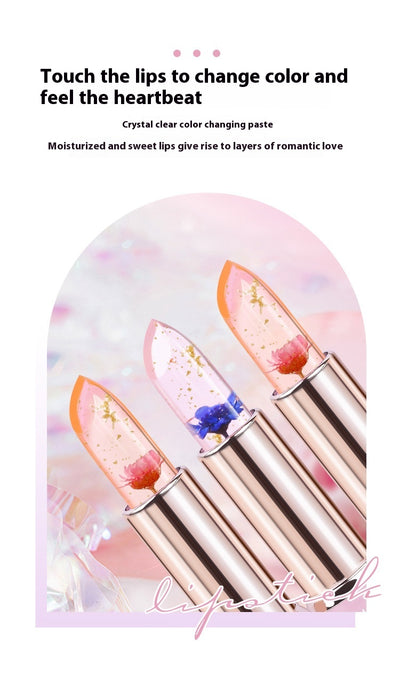 Labial Gel Cambia Color con Flores - Hidratación Duradera sin Transferencia - Image 11