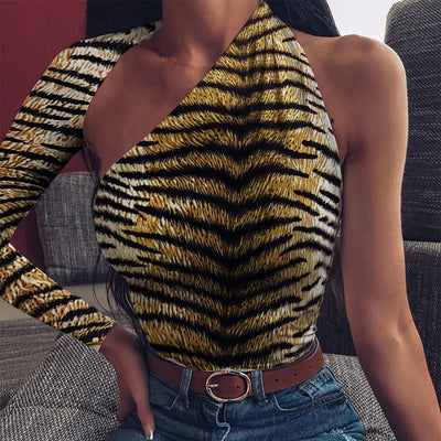 Jumpsuit asimétrico de manga larga - Image 7