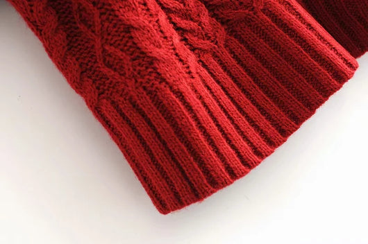 Suéter de Cuello Alto Superpuesto para Mujer - Image 12