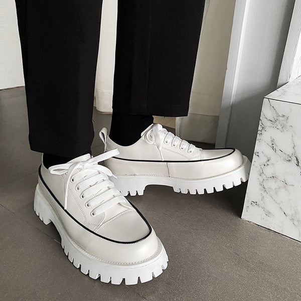 Zapatos de Cuero para Hombre con Suela Suave y Cómoda