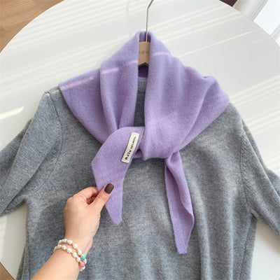 Poncho Triangular de Lana Pura para Otoño e Invierno - Image 18