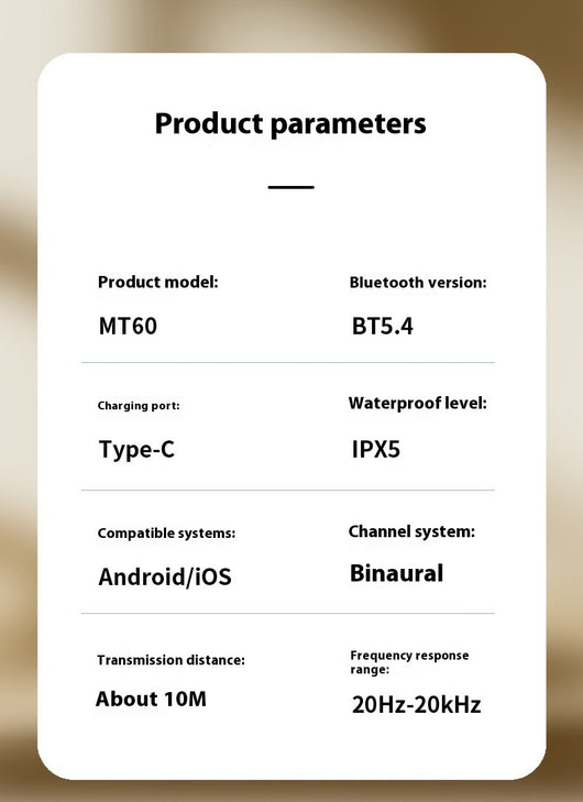 Auriculares Bluetooth Abiertos con Cancelación de Ruido y Baja Latencia - Image 9