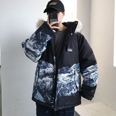 Abrigo de Invierno para Hombre con Capucha y Algodón Grueso - Image 6