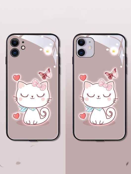 Funda para iPhone 11 con Diseño de Gato Mariposa - Image 5