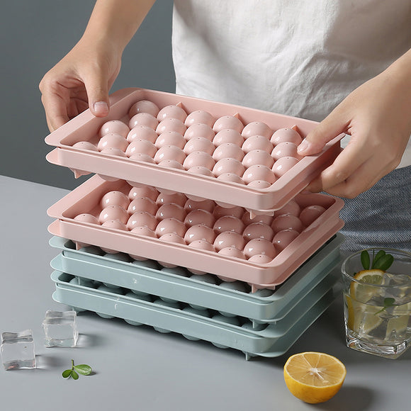 Molde de Hielo Esférico 3D para Bar y Fiestas - Fabricador de Cubos Redondos Premium