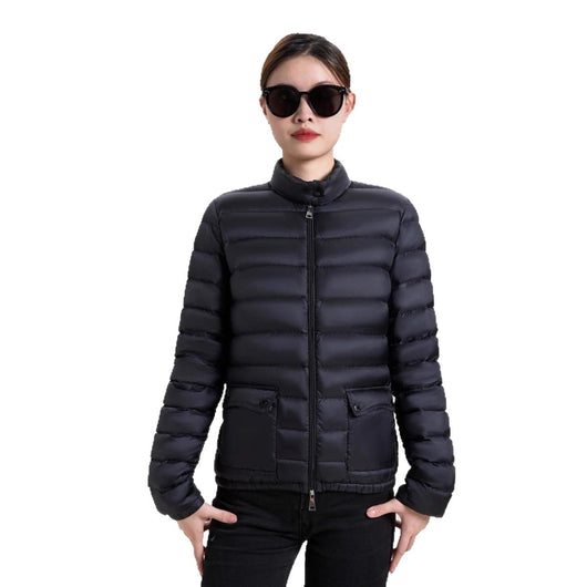 Chaqueta Acolchada de Plumas de Pato Blanco - Cuello Alto Ligera para Invierno - Image 5
