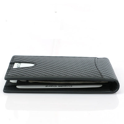 Billetera para Hombre con Textura de Fibra de Carbono - Image 4