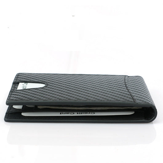 Billetera para Hombre con Textura de Fibra de Carbono - Image 4