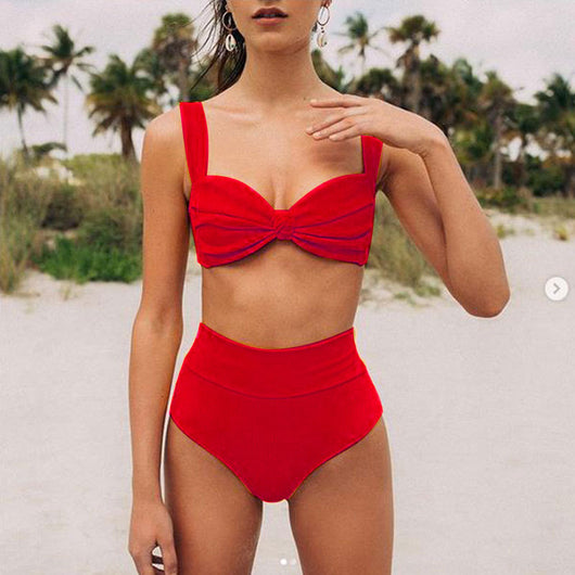 Bikini Rayas Cintura Alta Clásico - Image 9
