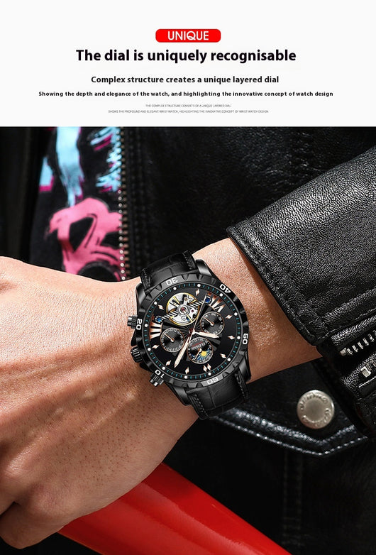 Reloj Automático Mecánico para Hombre con Diseño Calado - Image 19