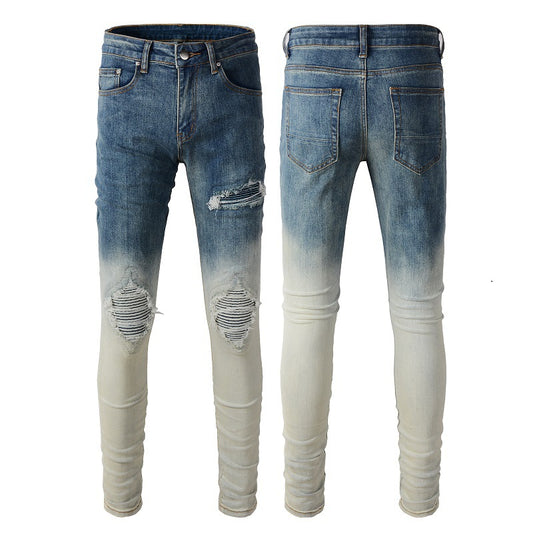Pantalones Infantiles Retro Degradado Americano - Image 2