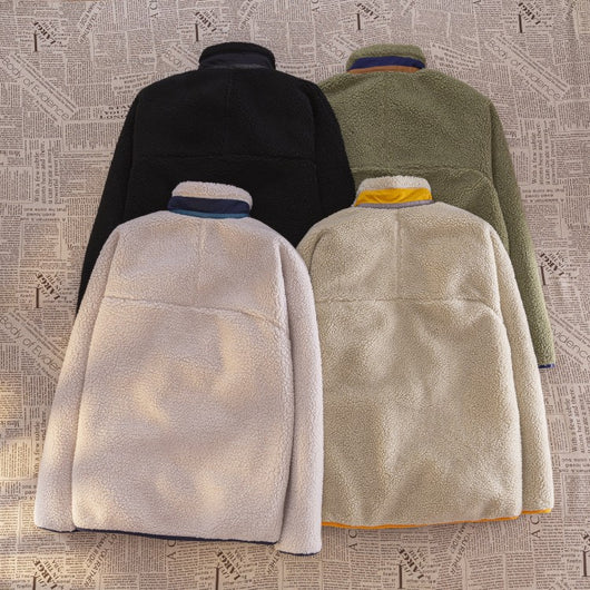 Chaqueta de Cordero Doble Faz Acolchada para Hombre - Image 2