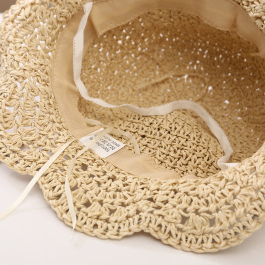 Sombrero de Paja Infantil con Ala Ancha Protección Solar UV - Image 4