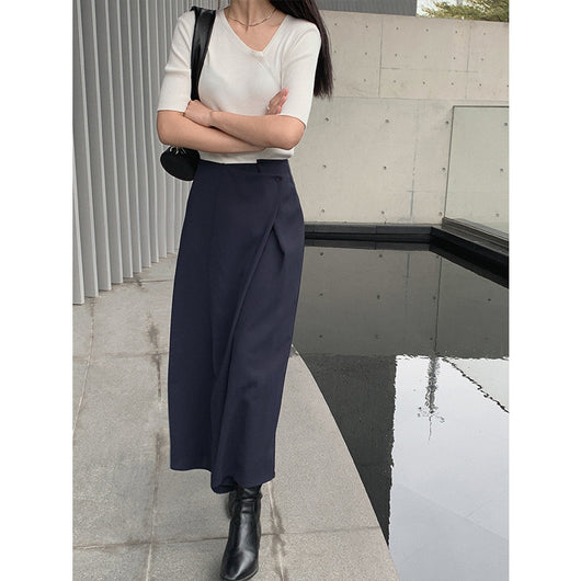 Falda Talle Alto con Diseño Asimétrico para Mujer - Image 4