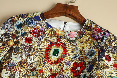 Blusa Estampada para Mujer Cuello Redondo Manga Corta Diseño Uñas - Image 8