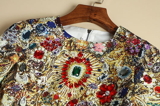 Blusa Estampada para Mujer Cuello Redondo Manga Corta Diseño Uñas - Image 8