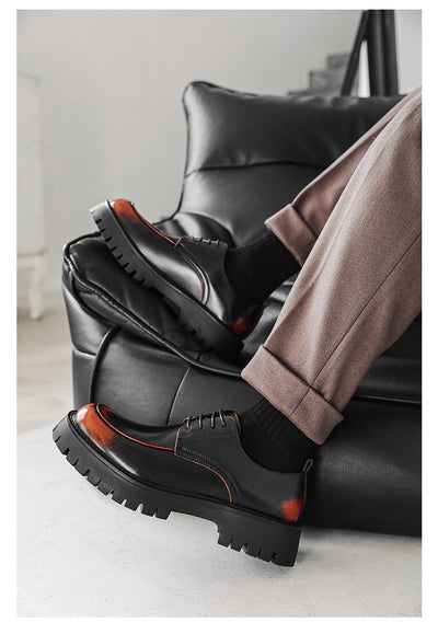 Zapatos Casuales de Cuero con Plataforma Elevadora - Image 24
