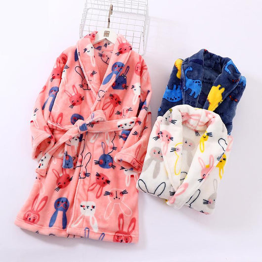 Pijamas de Franela para Niños y Niñas - Ropa Cómoda Otoño e Invierno
