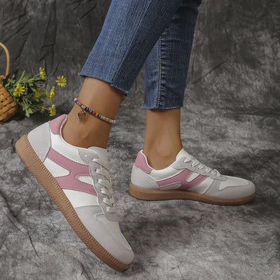 Zapatos Planos Casuales para Mujer con Diseño Colorblock y Punta Redonda - Image 7
