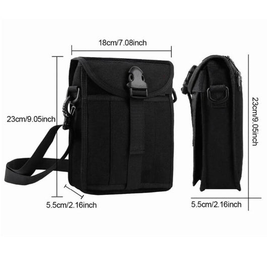 Mochila Táctica Diagonal Camuflaje Multifuncional para Aventuras - Image 10