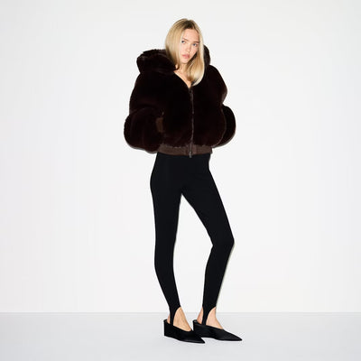 Chaqueta Cálida de Forro Polar con Capucha y Pelo Sintético Ecológico - Image 17