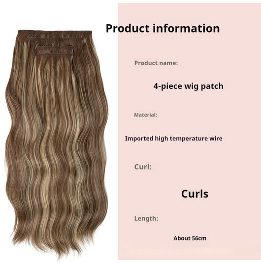Set de 4 Pelucas de Fibra Térmica para Mujer - Cambio de Look Instantáneo - Image 21