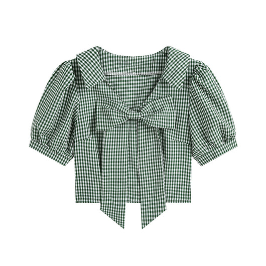 Blusa Corta Fresca para Verano con Mangas Cortas - Image 9