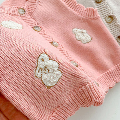 Chaleco Cardigan Infantil con Estampado de Conejitos - Image 19