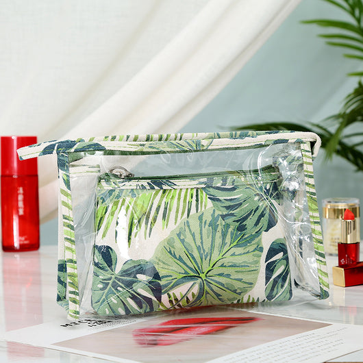 Bolsa de Almacenamiento de Lona para Viajes con Capacidad Grande y Estampado Creativo
