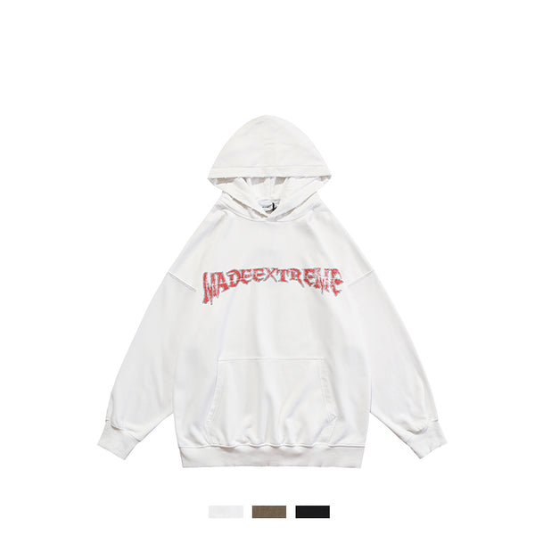 Sudadera Estampada Desgastada Unisex - Diseño Hip-Hop Frente y Espalda - Image 4