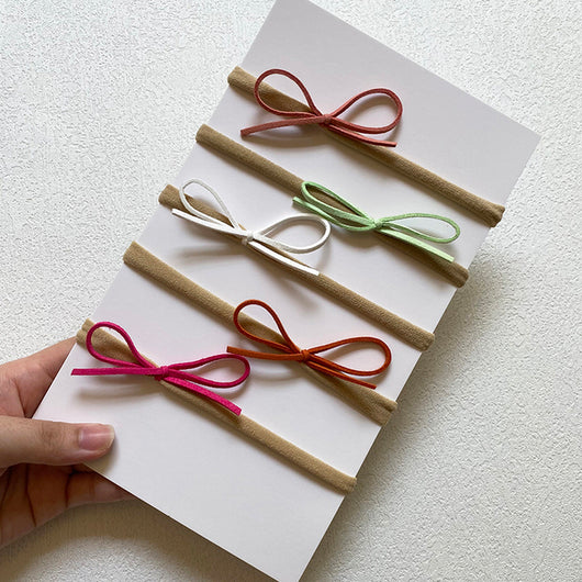 Set de 5 Diademas con Moños para Bebé - Image 8