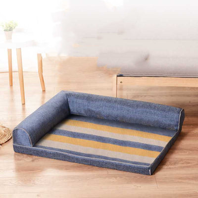 Cama Sofá para Perros de Lino Resistente a Arañazos con Cojines Removibles - Image 11