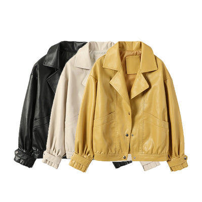 Traje Biker Oversize con Mangas Linterna y Solapa - Image 8