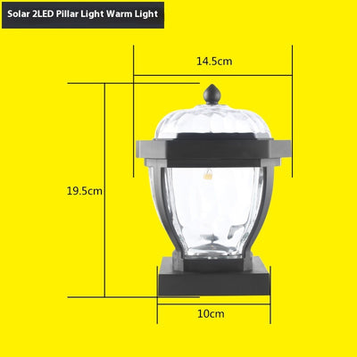 Lámpara Solar LED Impermeable para Jardín y Exteriores - Image 6