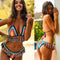 Traje de Baño Bikini Tejido a Mano con Flecos