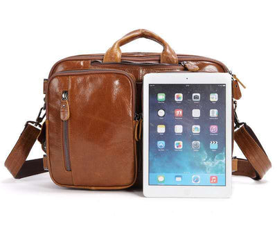 Bolsa de Cuero Importado Multifuncional para Hombre - Image 4