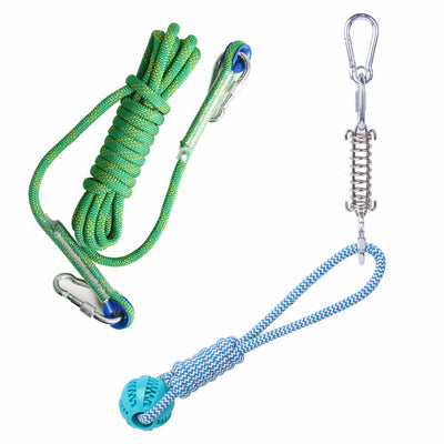 Juguete Interactivo para Perro de Acero Inoxidable con Suspensión por Resorte - Image 11