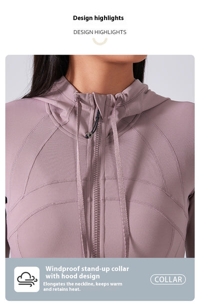 Sudadera Deportiva Mujer con Capucha - Efecto Reductor y Silueta Estilizada - Image 19