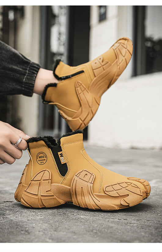 Botas Martin de Trabajo con Forro Polar y Diseño Sólido para Hombre - Image 10
