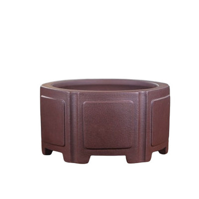 Maceta Hexagonal de Arena Púrpura para Bonsái - Diseño Clásico Minimalista - Image 5