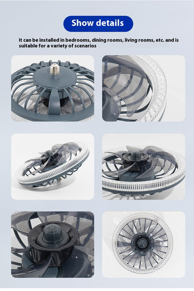 Ventilador de Techo con Lámpara LED Minimalista - Image 9