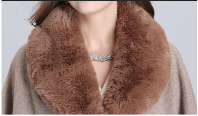 Cardigan de Lana con Cuello de Piel y Bolsillos - Image 10