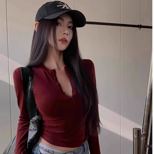 Blusa Larga Cuello Semiabierto para Mujer - Base Interior Versátil - Image 2