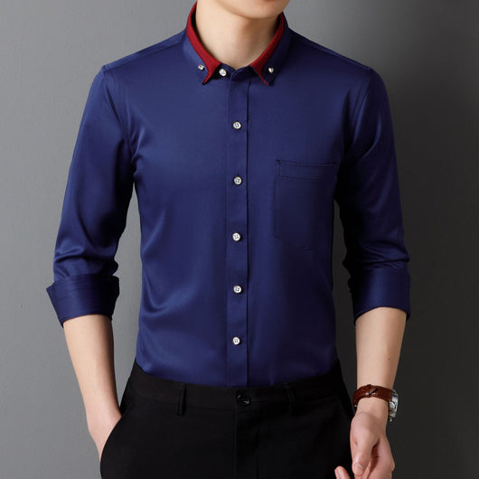 Camisa Ejecutiva Manga Larga sin Planchado - Image 14