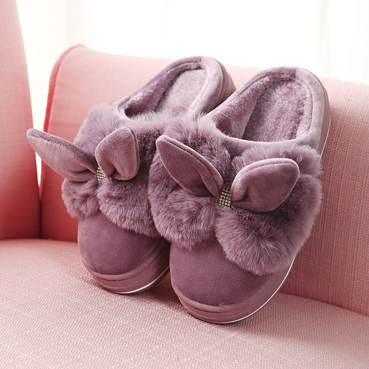 Pantuflas de Invierno Tipo Tacón Alto con Suela Gruesa y Forro de Algodón - Image 14