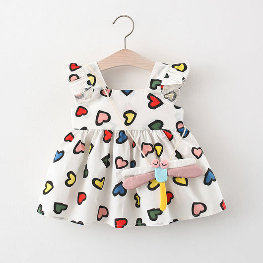 Vestido Infantil Niña Verano Sin Mangas Estampado - Image 15