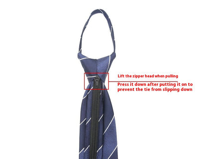 Corbata con Cierre Ejecutiva sin Nudo para Hombre - Image 42