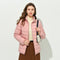 Chaqueta Acolchada Coreana de Cuello Alto para Mujer - Otoño e Invierno