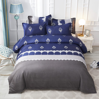 Juego de Cama Lujo con Funda Nórdica Estampada y Fundas de Almohada - Image 7